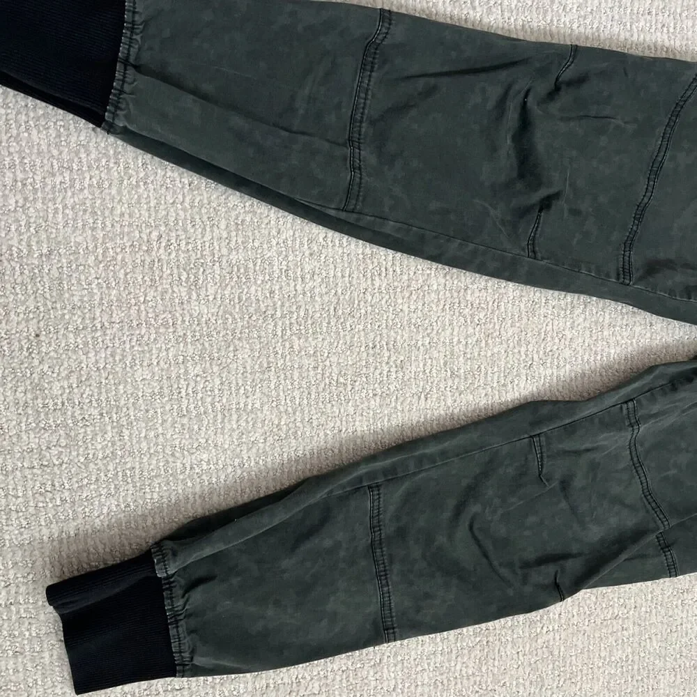 Cape Juby Jogger Pants Mens 32 Black Elastic Waist Slash Pockets Drawstring - Picture 5 of 8